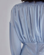 Elegant Side Slit Maxi Silk Dress image 5