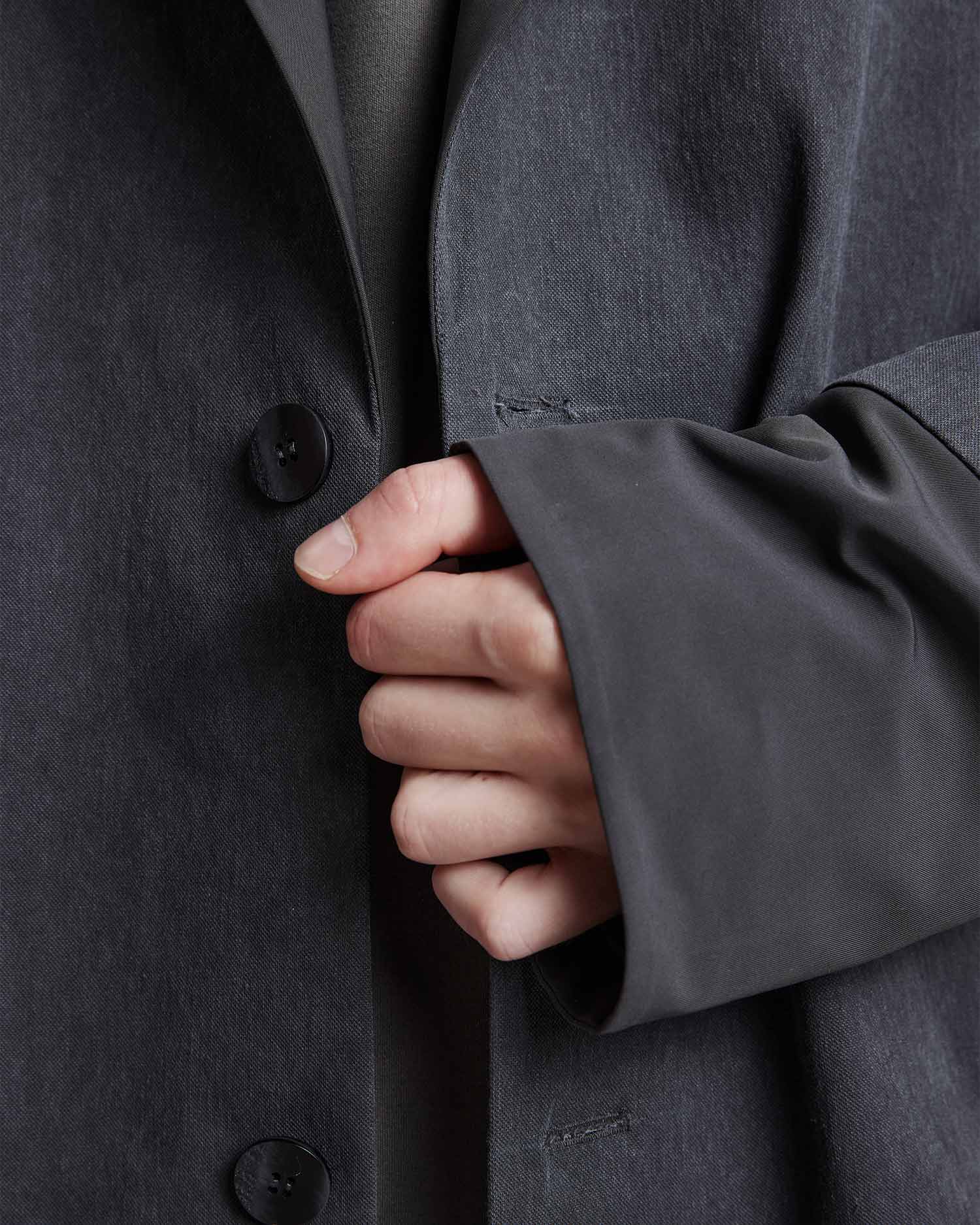 Diagonal Hand-Pockets Coat image 5