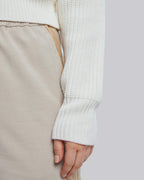 V-Neck Cropped Sweater image 4