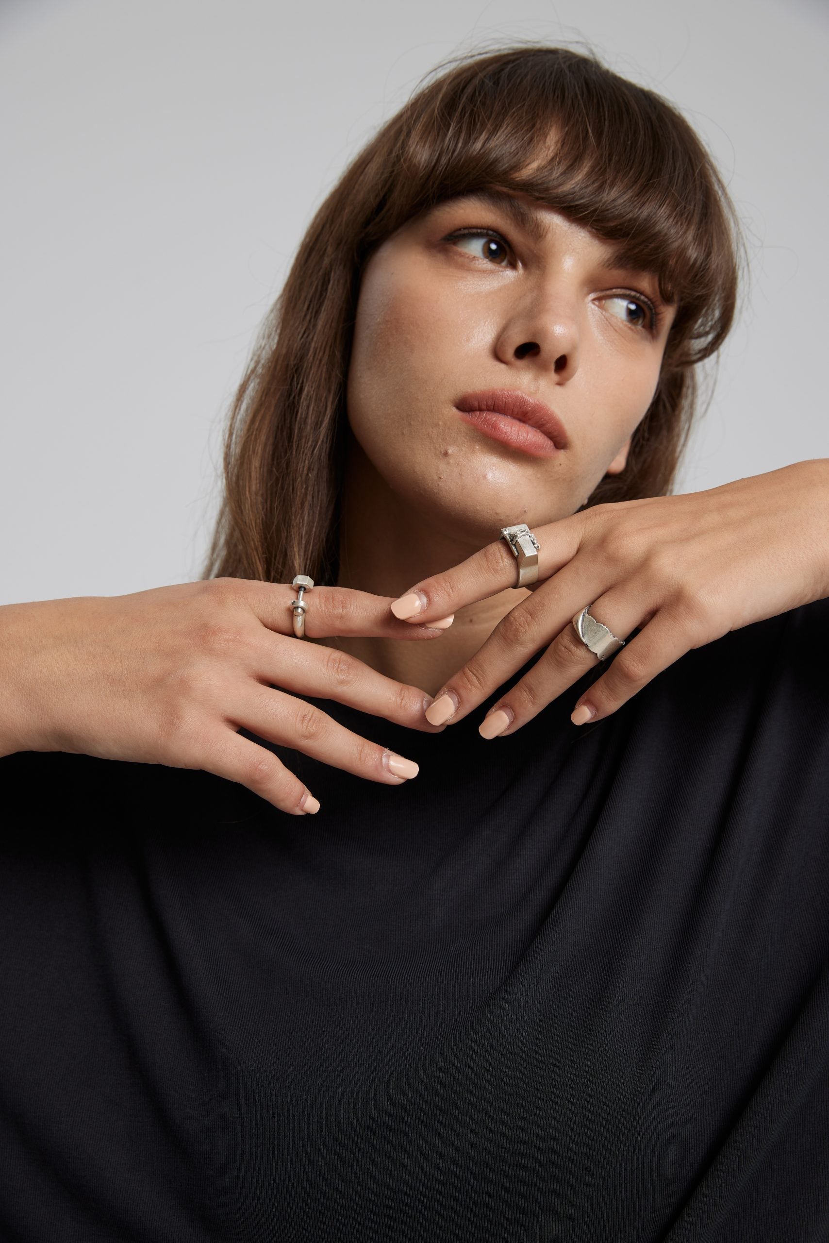 1 X Silver Shackle Ring image 2