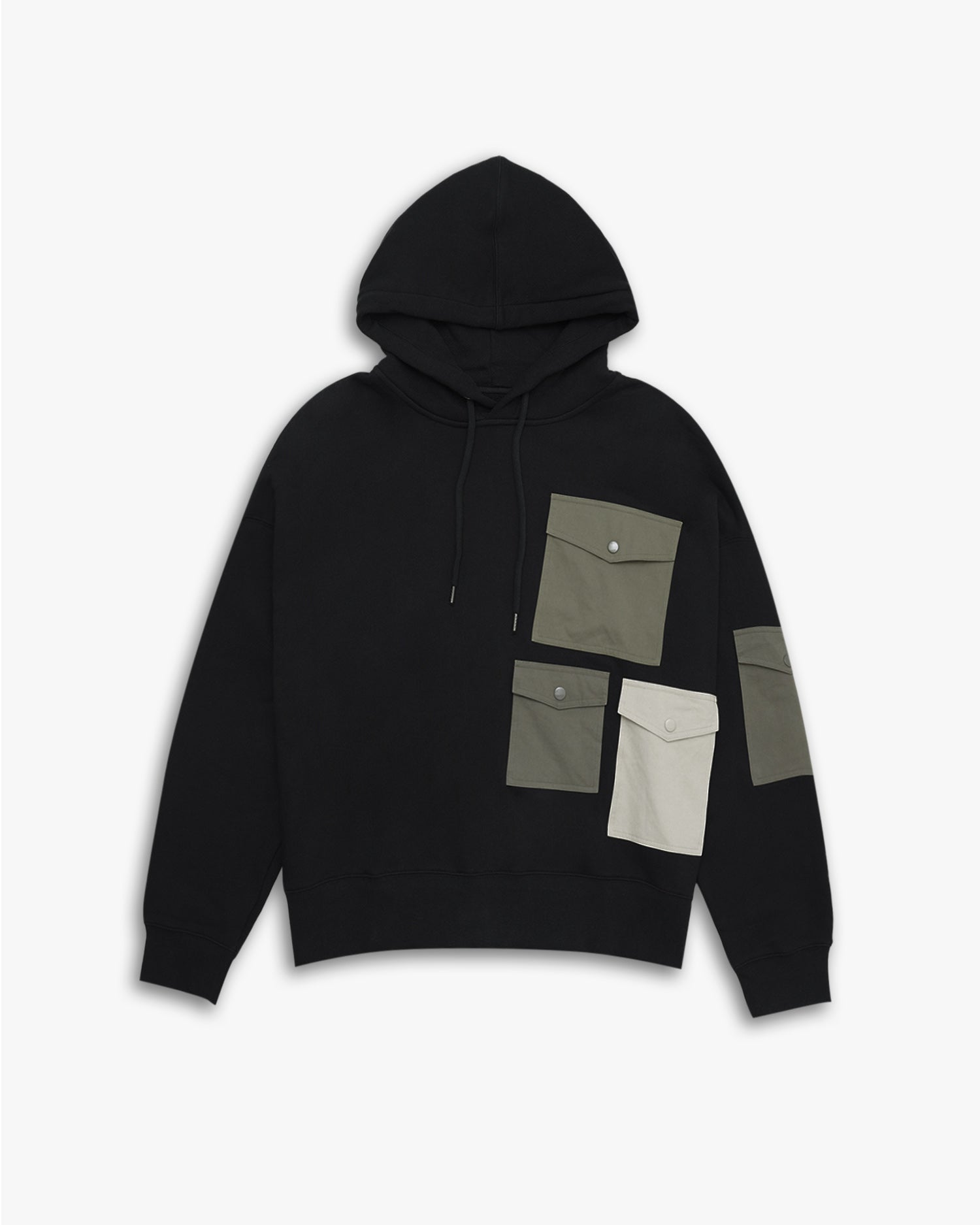 Hoodie With Flapped-Pockets image 0