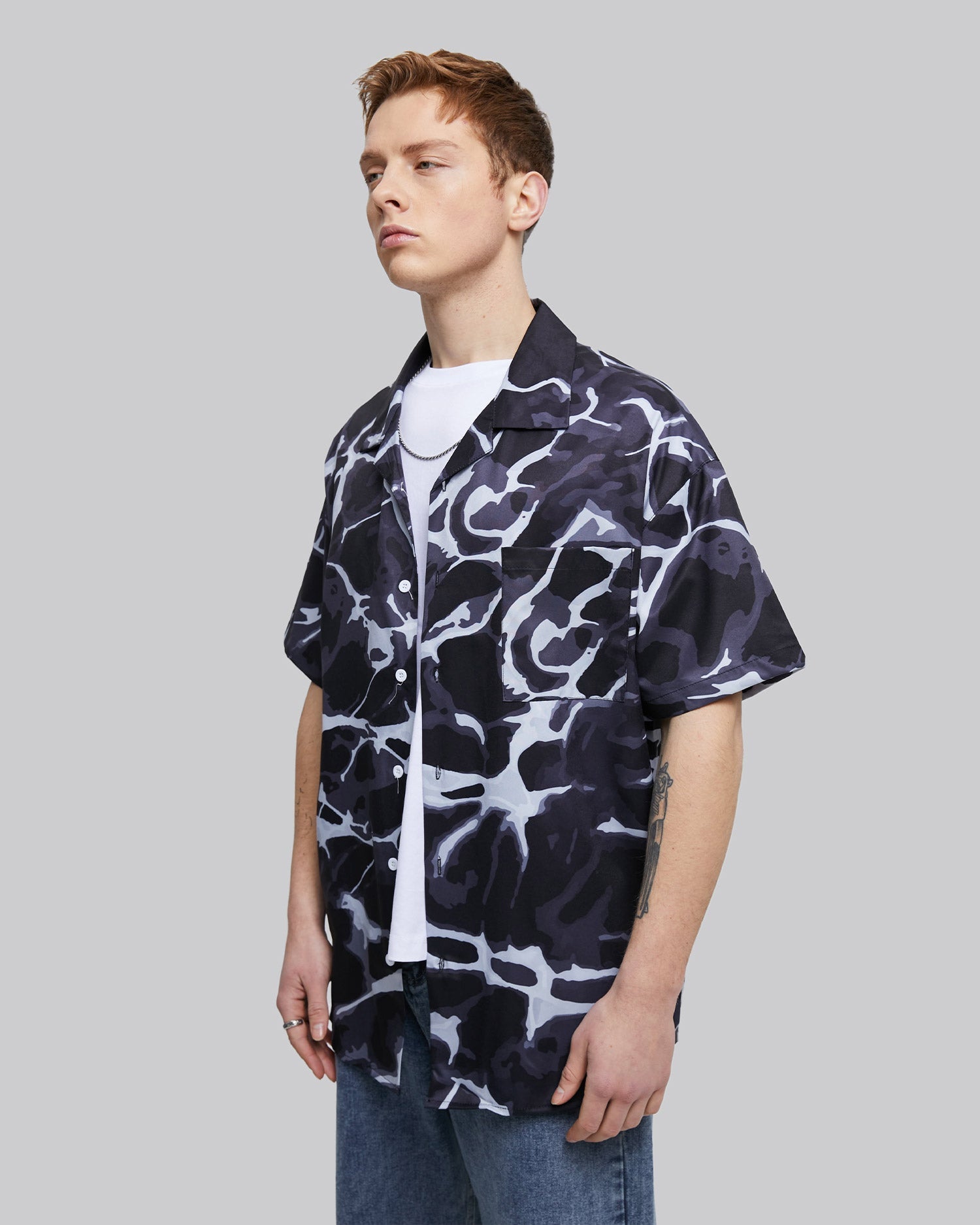 Marble-Patterned Shirt image 3
