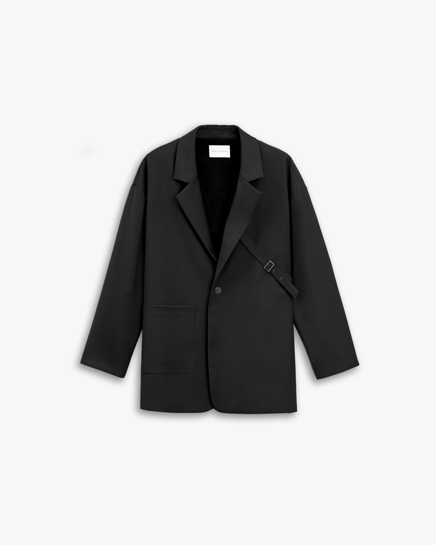 1 × Side Strap Blazer - Black, XL image