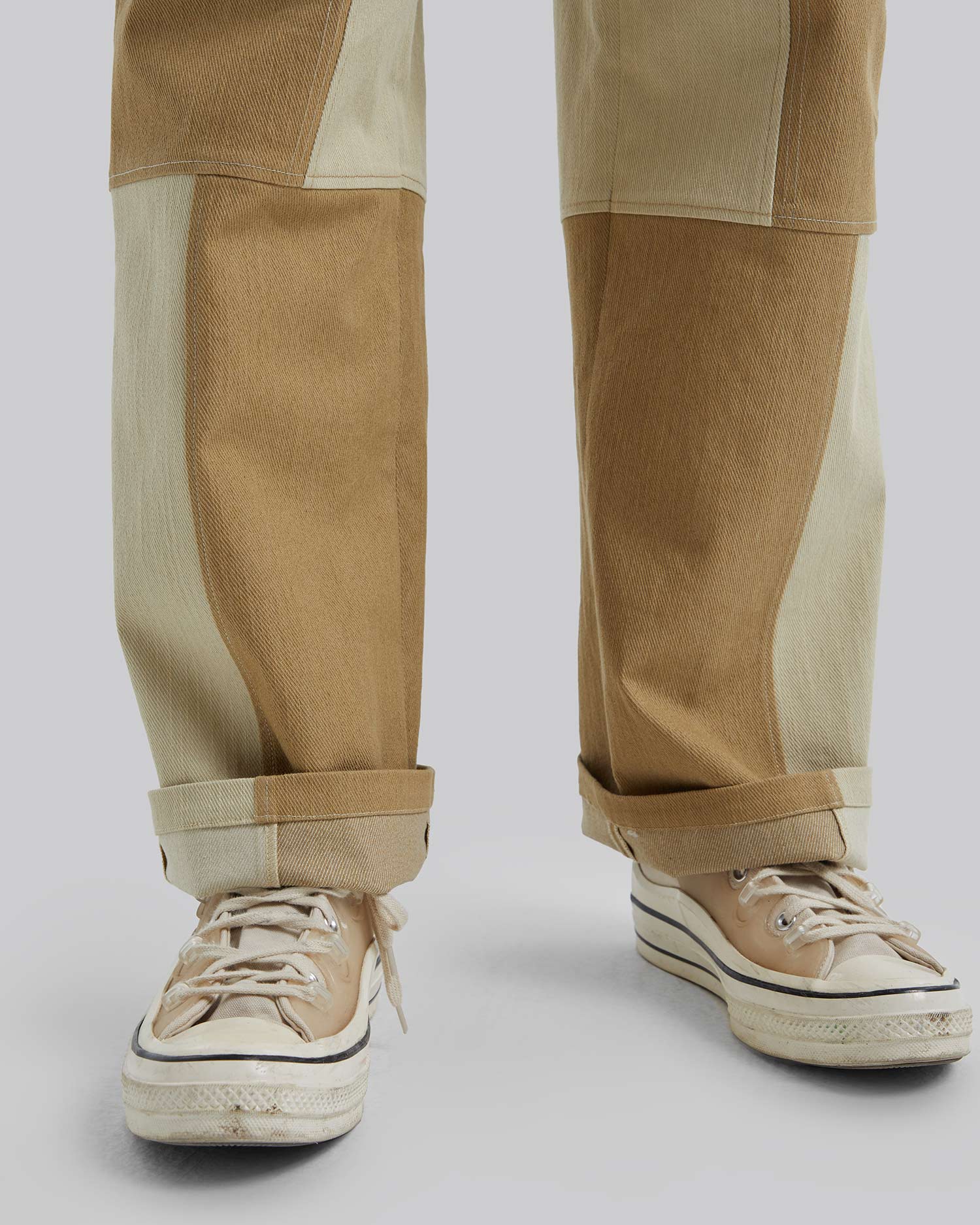 Patchwork Khaki Pants image 4