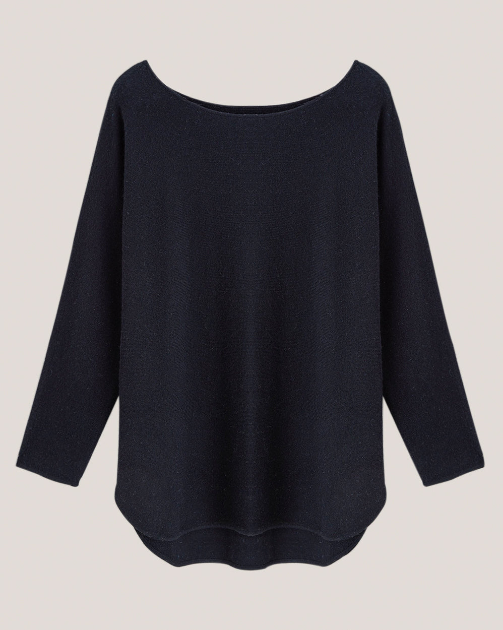 Boatneck Casual Cashmere Sweater image 0