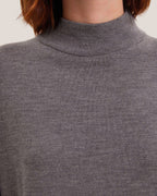 100% Merino Wool Turtleneck Casual Top image 4