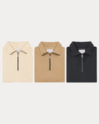 1 × Plain Half-Zip Sweatshirt image 5