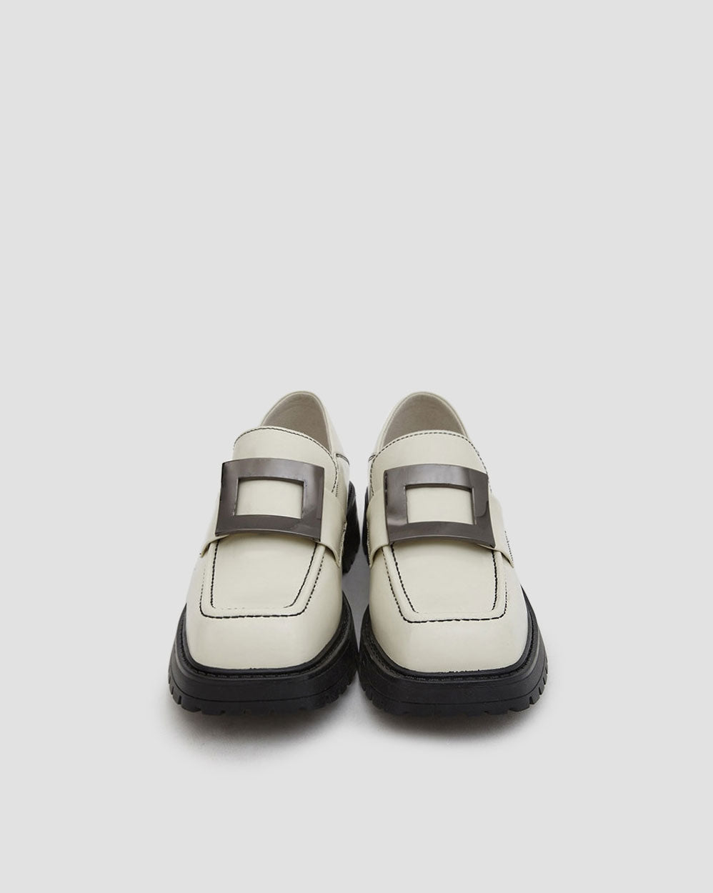 Chic Square Toe Loafers image 1