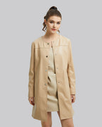 Pristine Faux-Leather Coat image 2
