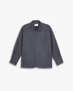 Essential Faux-Leather Shirt Jacket image 0