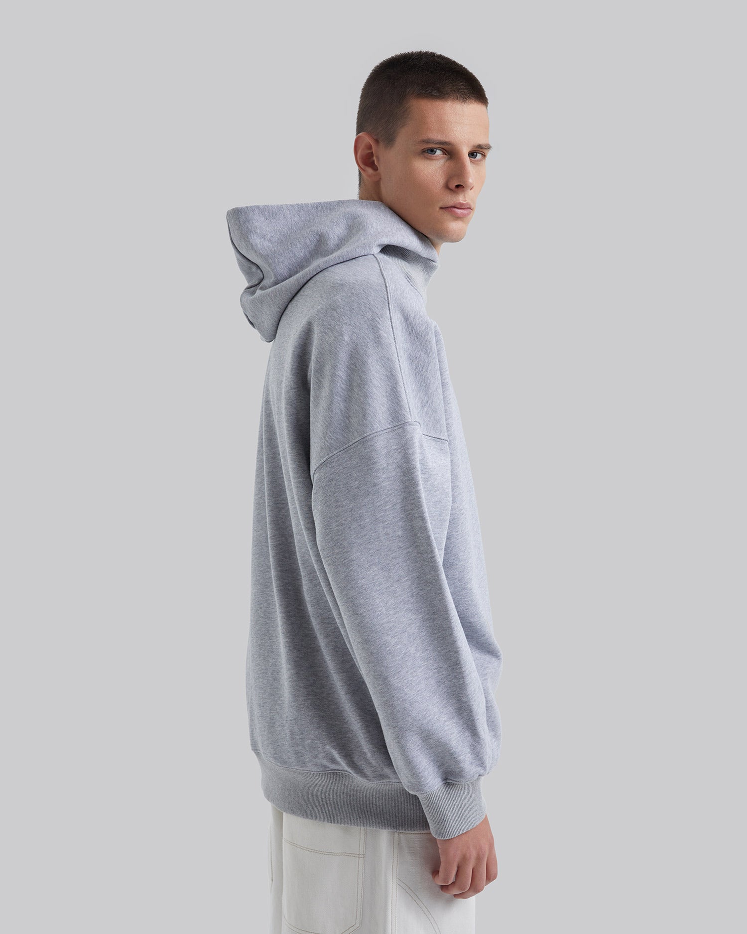 Cotton Oversized Letter Hoodie image 4