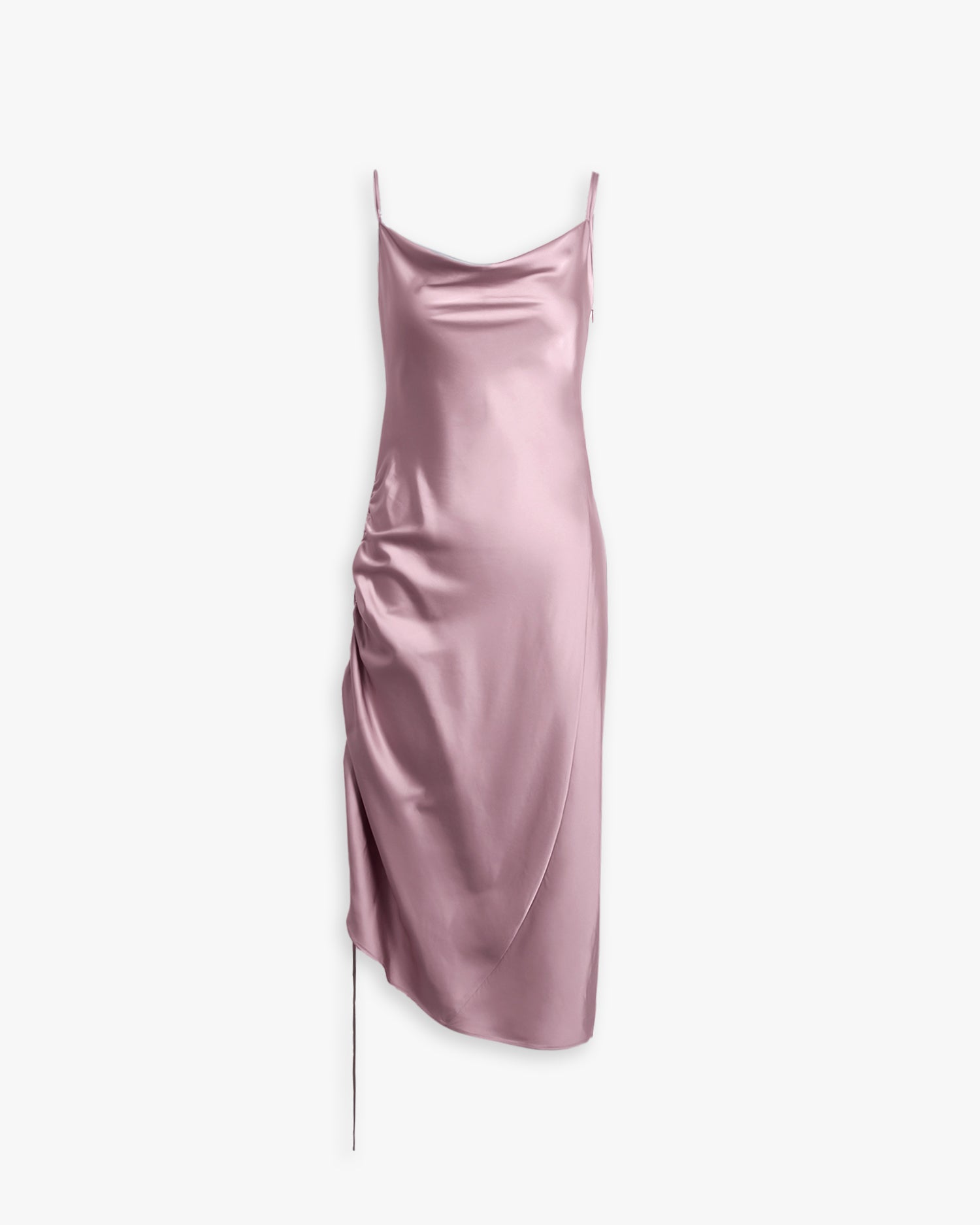Asymmetrical Cinched Side Dress image 0