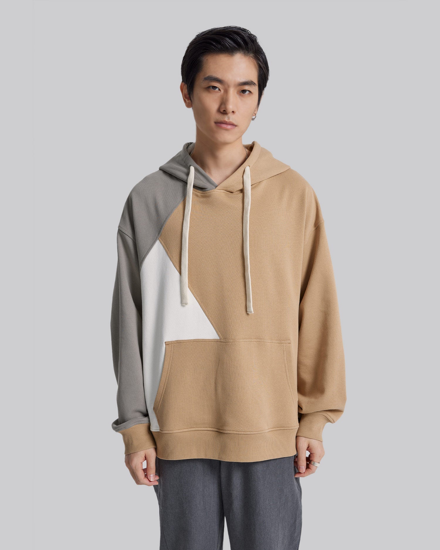 Paneled & Patched Hoodie image 1