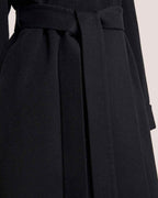 Belted One Button Long Wool Coat image 5