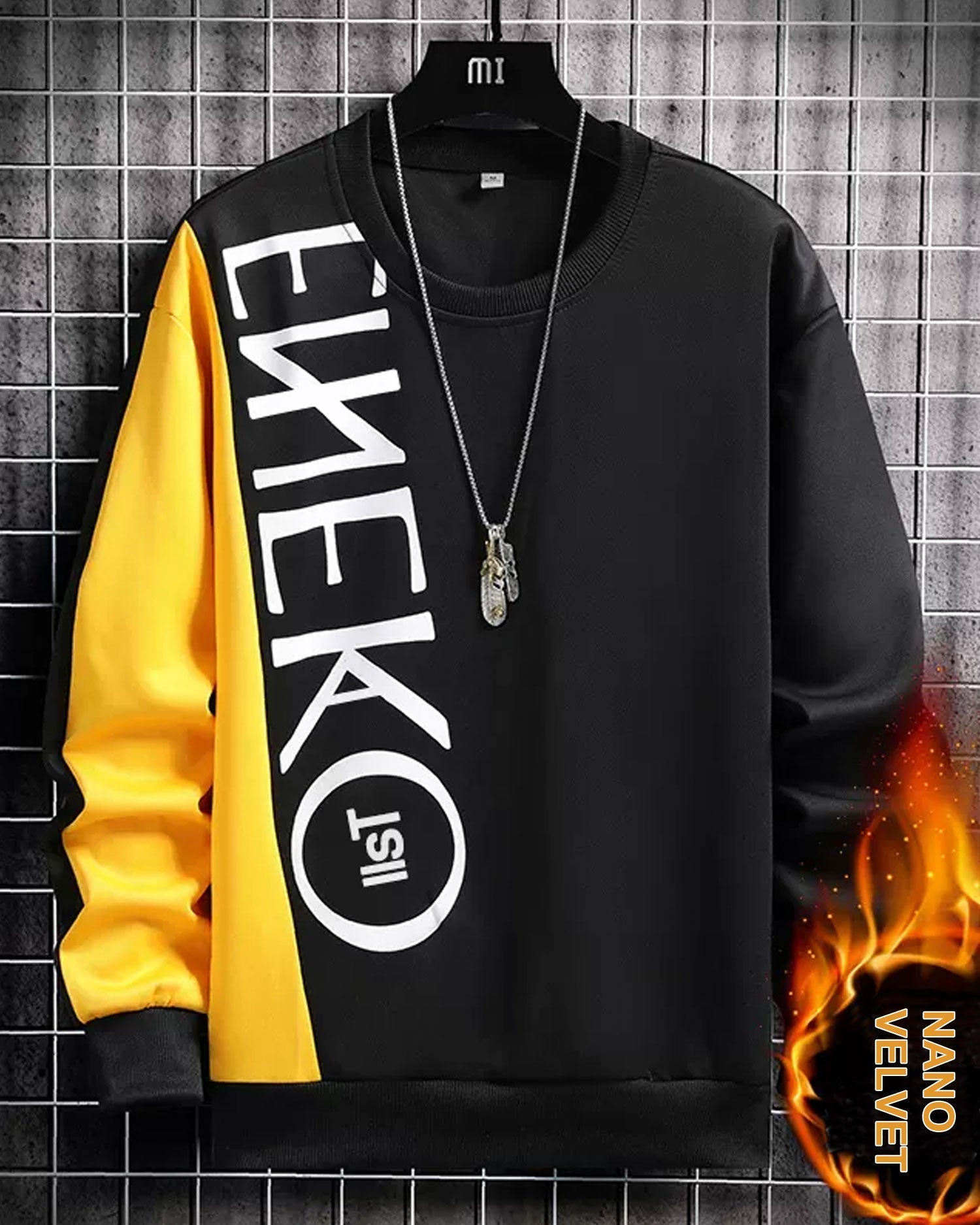 Misplaced Hem Crewneck Sweatshirt - Jasper, XL image