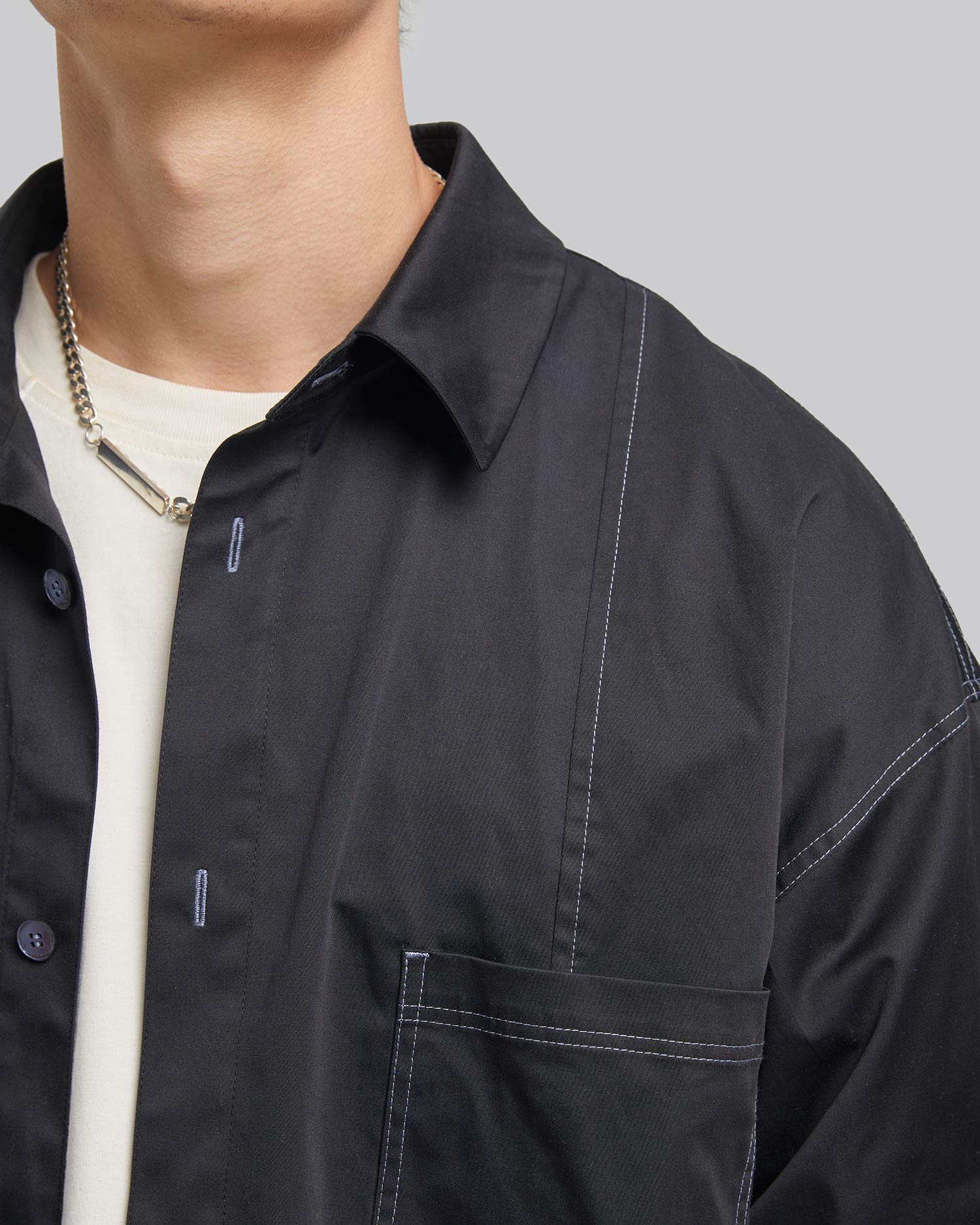 Back Print Short-Sleeve Shirt image 5