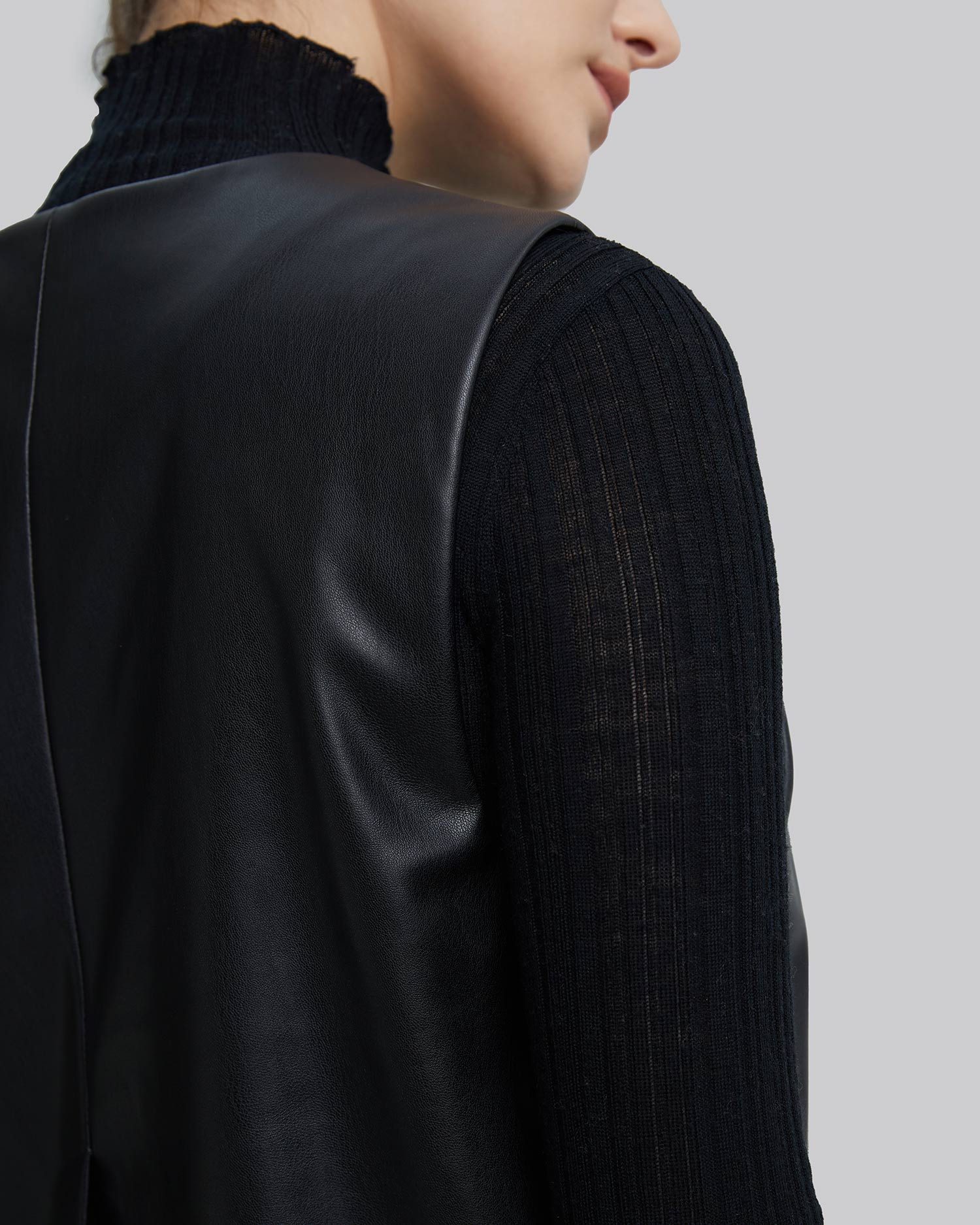 Faux-Leather Vest image 5