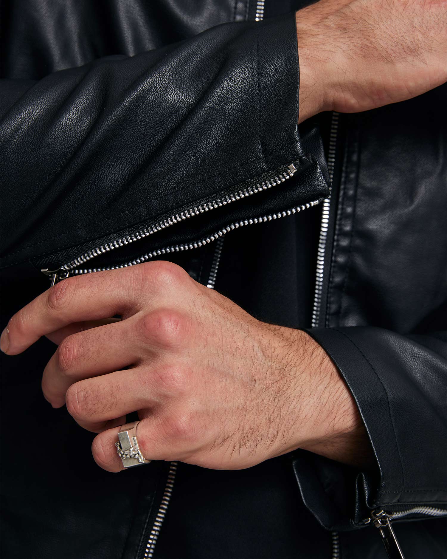 Jacket with Band Collar image 4