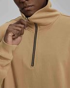 Plain Half-Zip Sweatshirt image 3