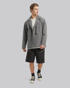 Buckle Pocket Blazer - Smoke Grey, L image