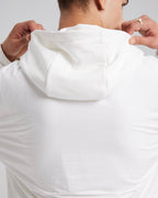 White Zippered Hoodie image 3