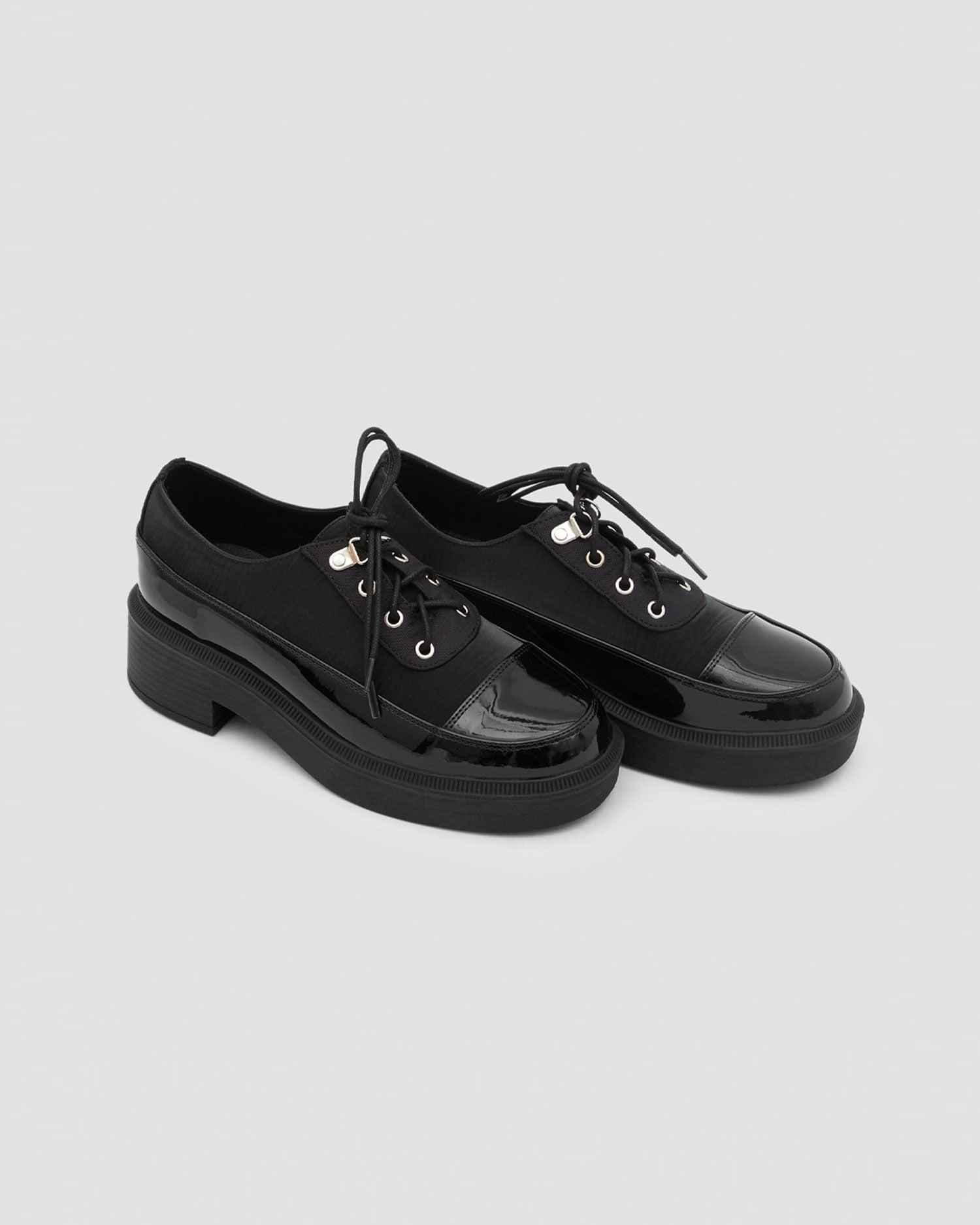 Classic Square-Toe Loafers - Swallow Black, 8 image