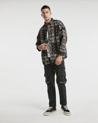 Classic Printed Jacket - Black, M image
