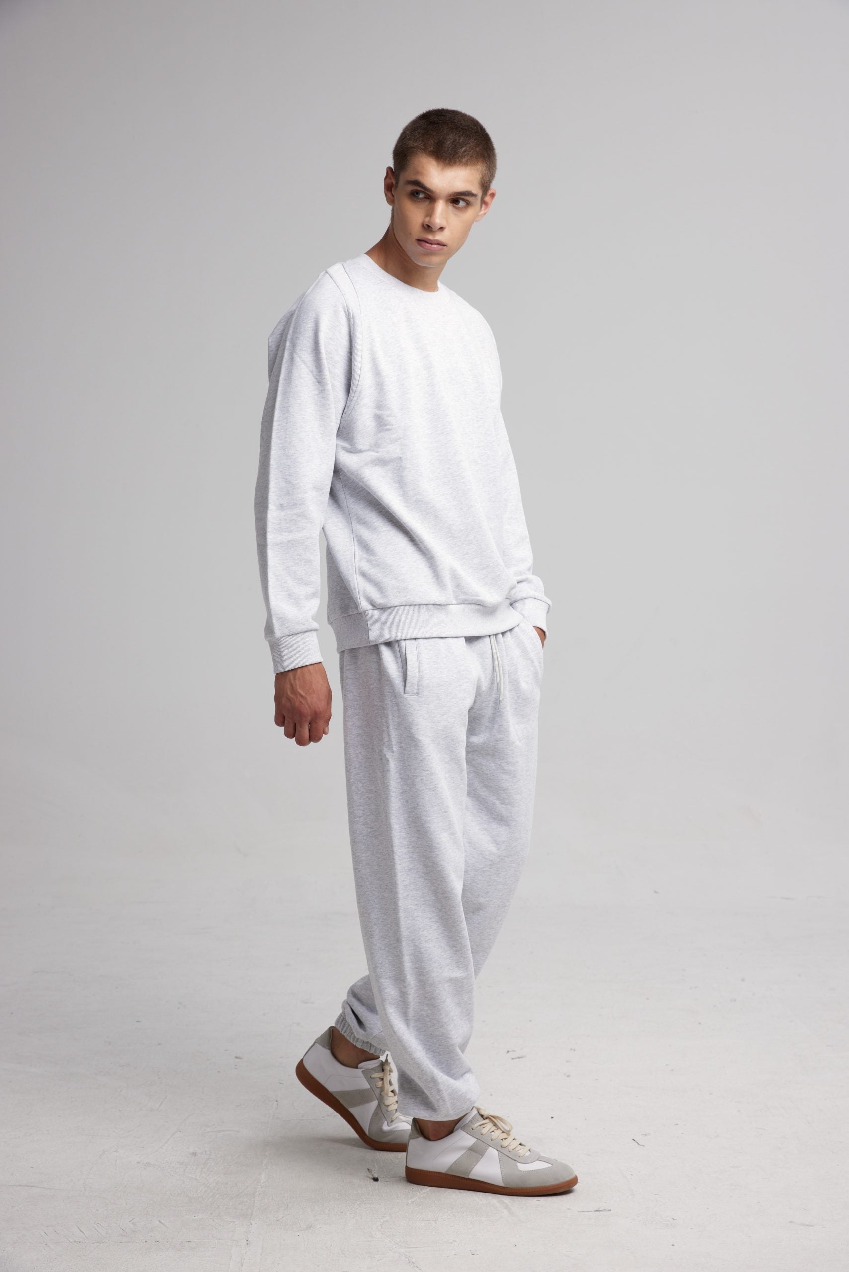 Grey Cotton Sweatshirt image 2
