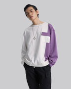 Paneled Duo-Chromatic Sweatshirt image 1