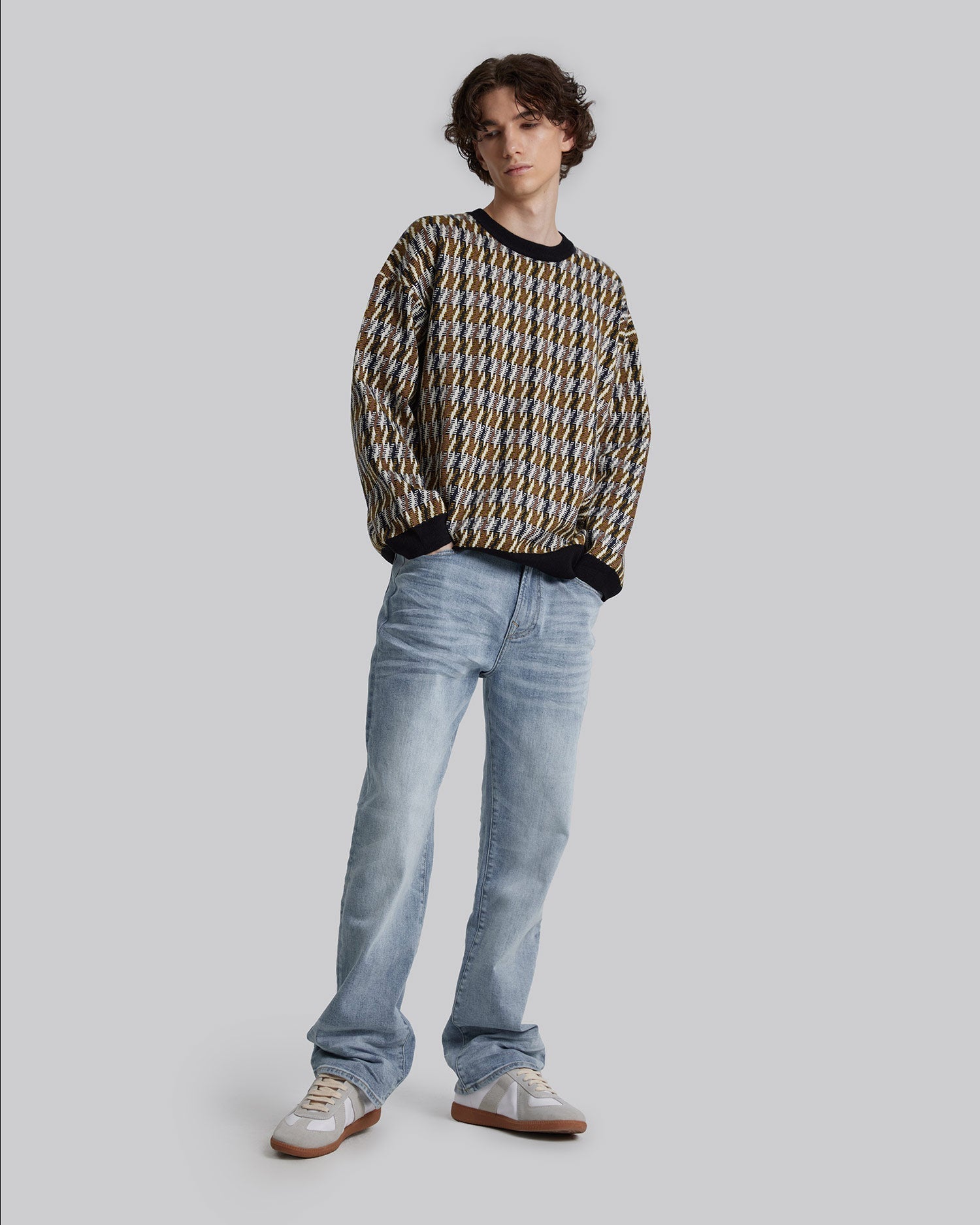 Faded Blue Jeans - Blue, XL image