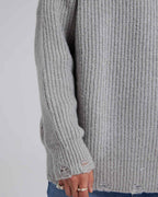 Distressed Hooded Sweater image 4