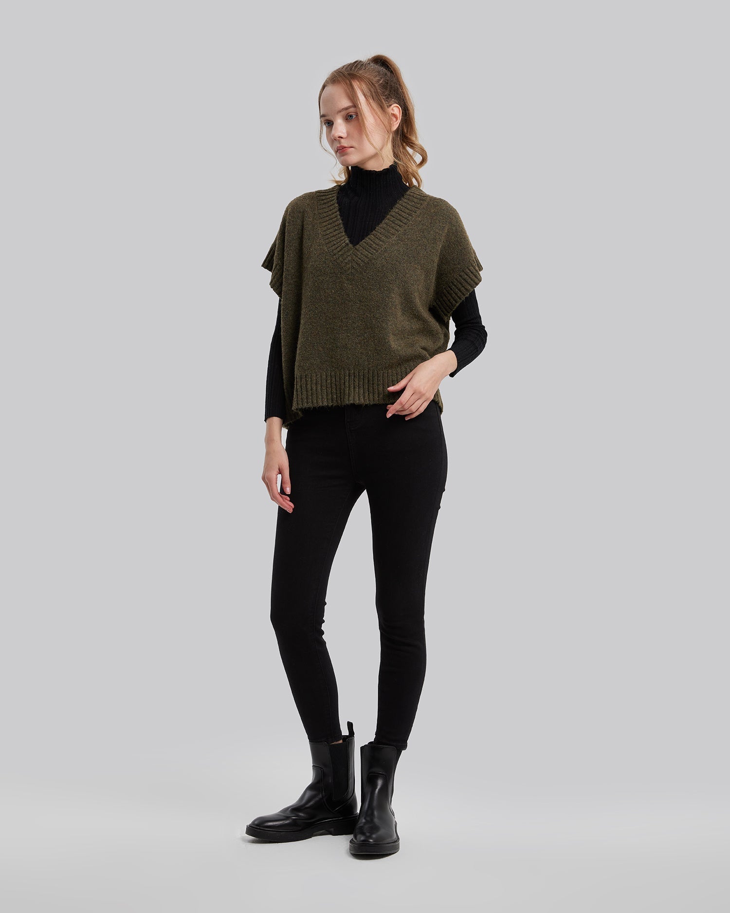 V-Neck Sweater image 3