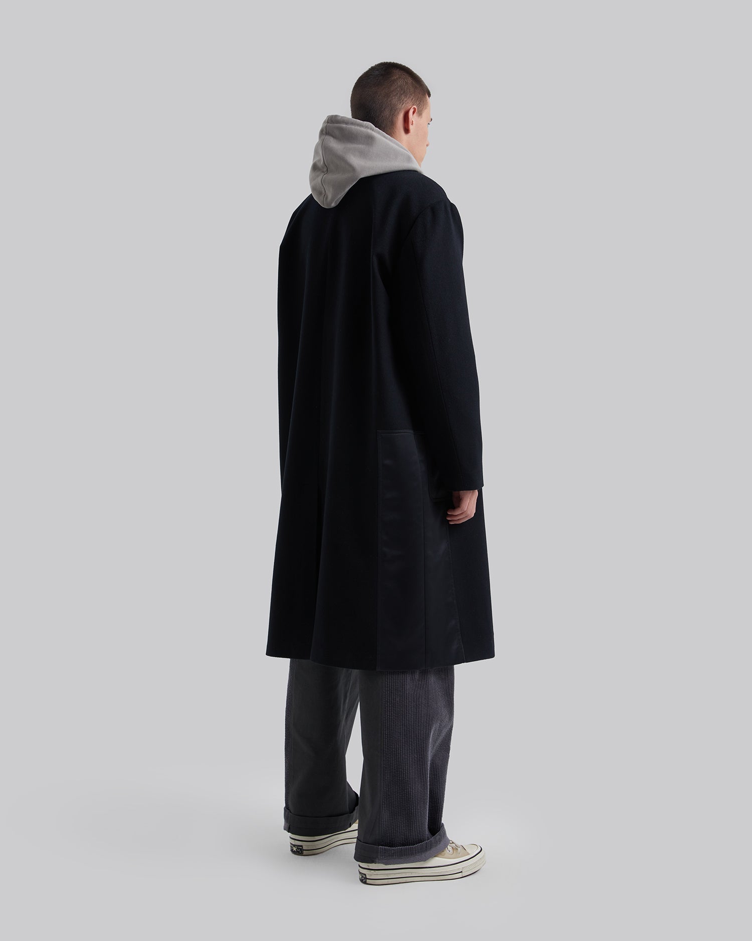 Patch Pocket Wool Coat image 3