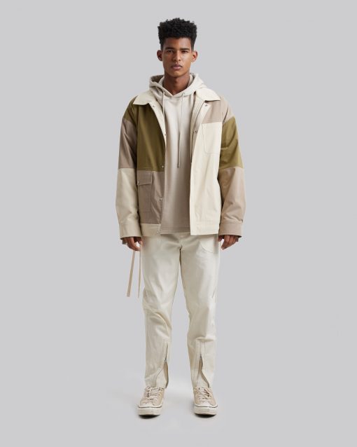 Paneled Over-Shirt - Multi-Colored, S image