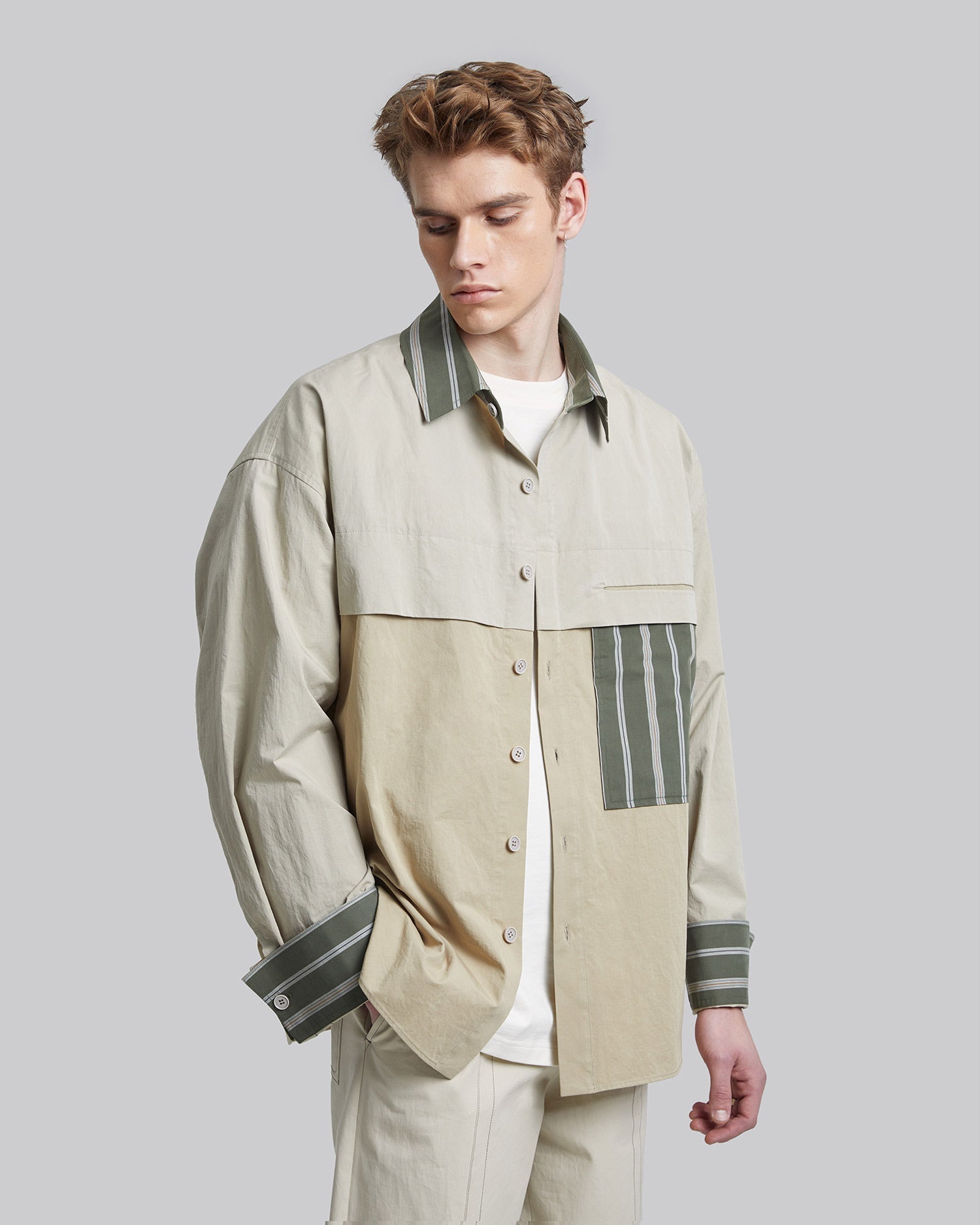 Patchwork Outer-Shirt image 2