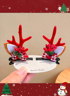 Special Christmas moose headdress - Fire Light, OS image