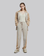 1 × Suede & Wool Panel Pants image 3