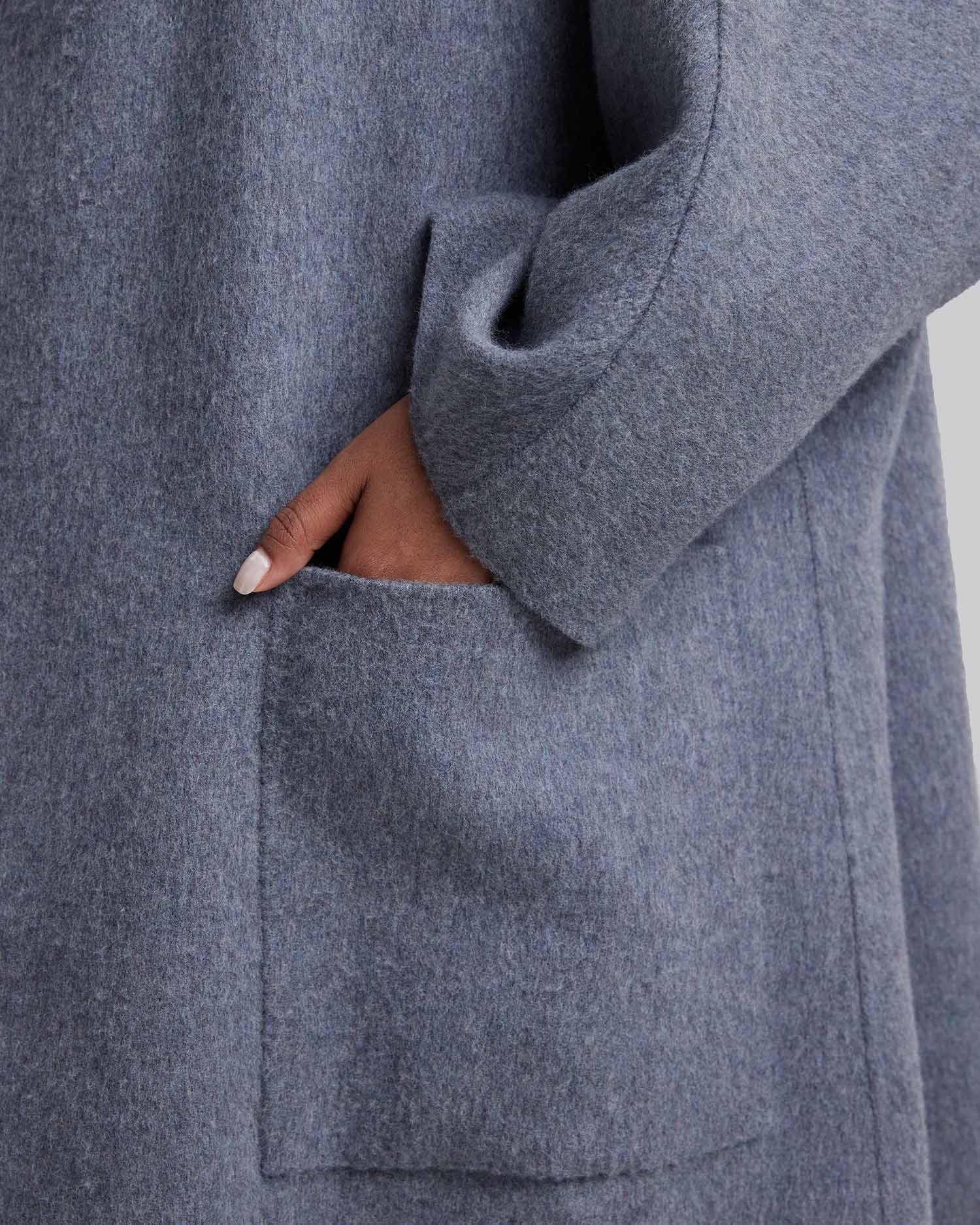 Buttoned Cashmere Coat image 5