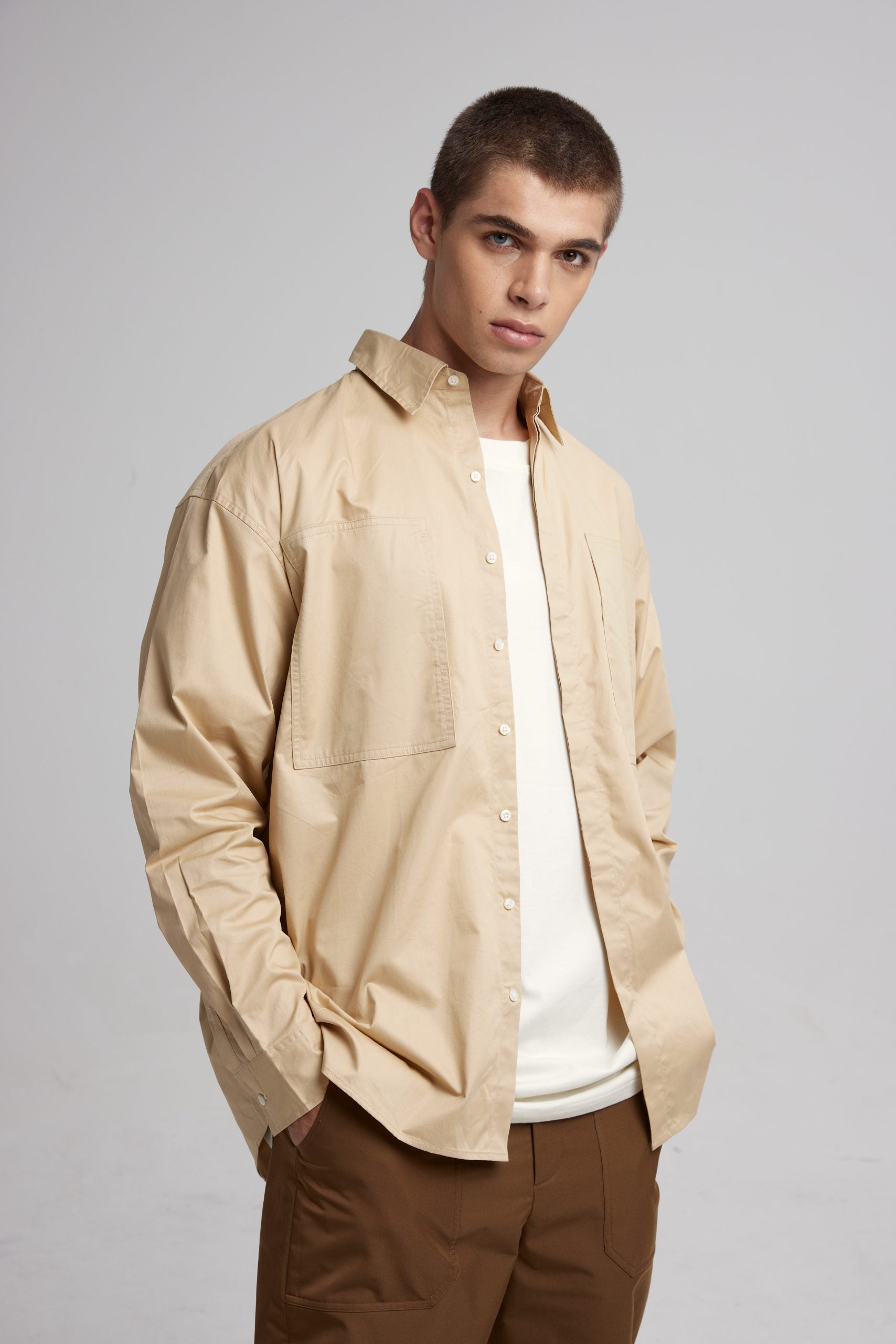 Khaki Overshirt image 1
