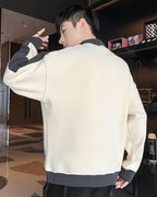 Contrast Patch Pocket Pullover image 1