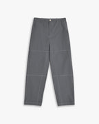 1 x All-Cotton Ankle-Length Pants - Grey, M image