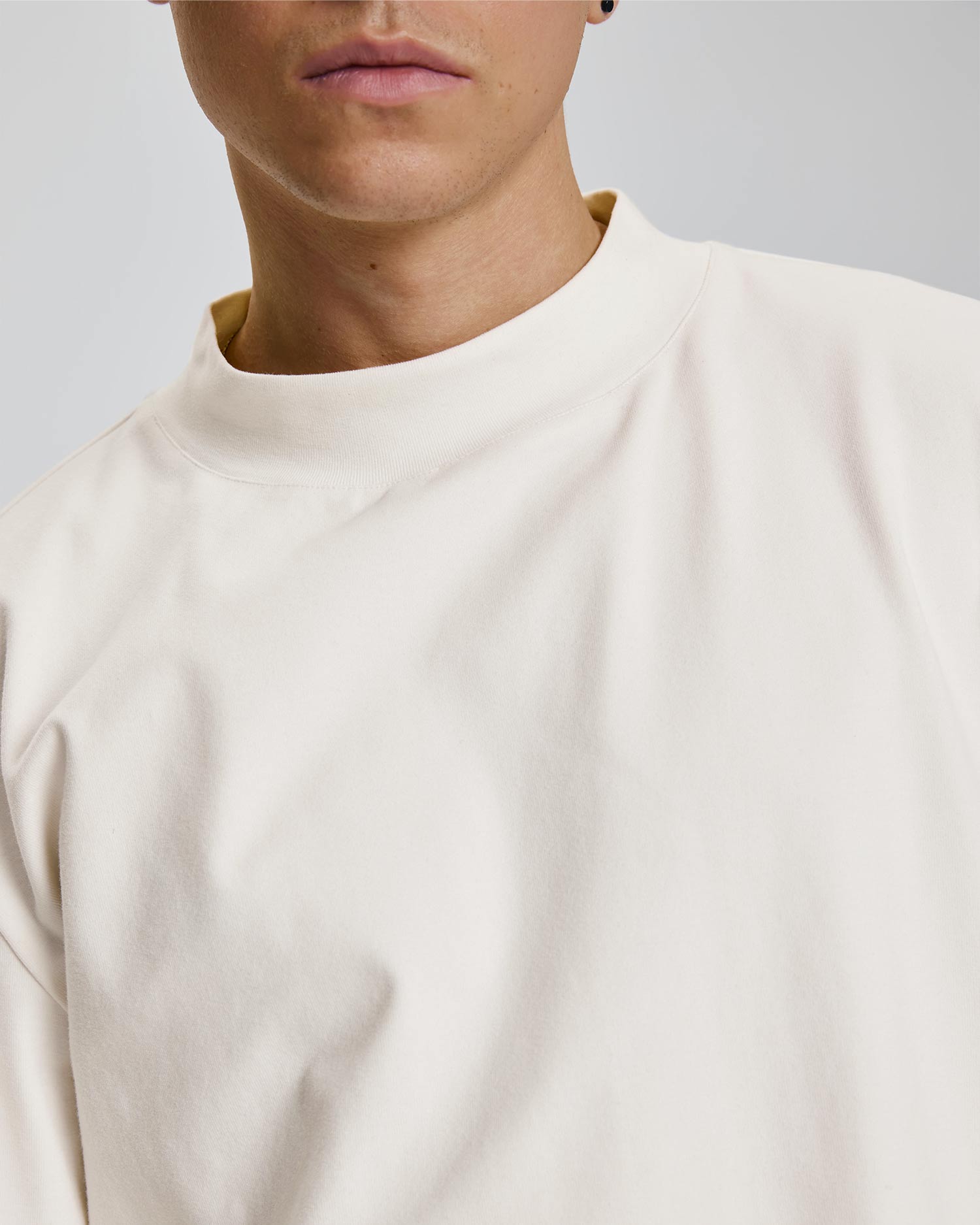 Mock Neck Long-Sleeve T-shirt image 3