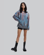 Multicolor Crewneck Sweater - Multi-Colored, XL image