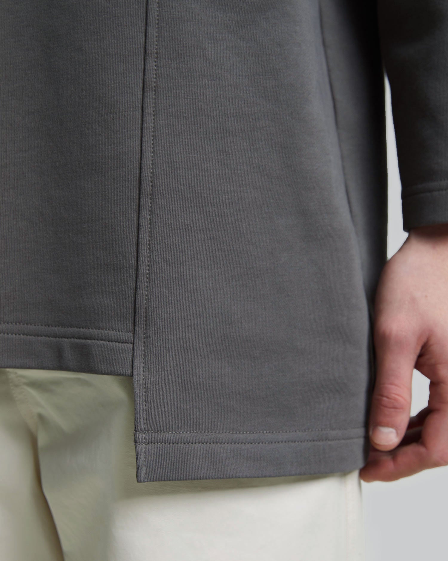 High Neck Asymmetric Sweatshirt image 6