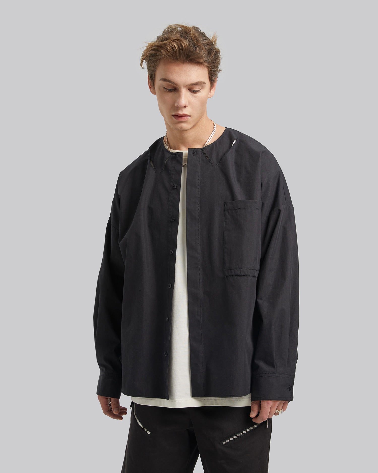 Faux-Collar Shirt image 3