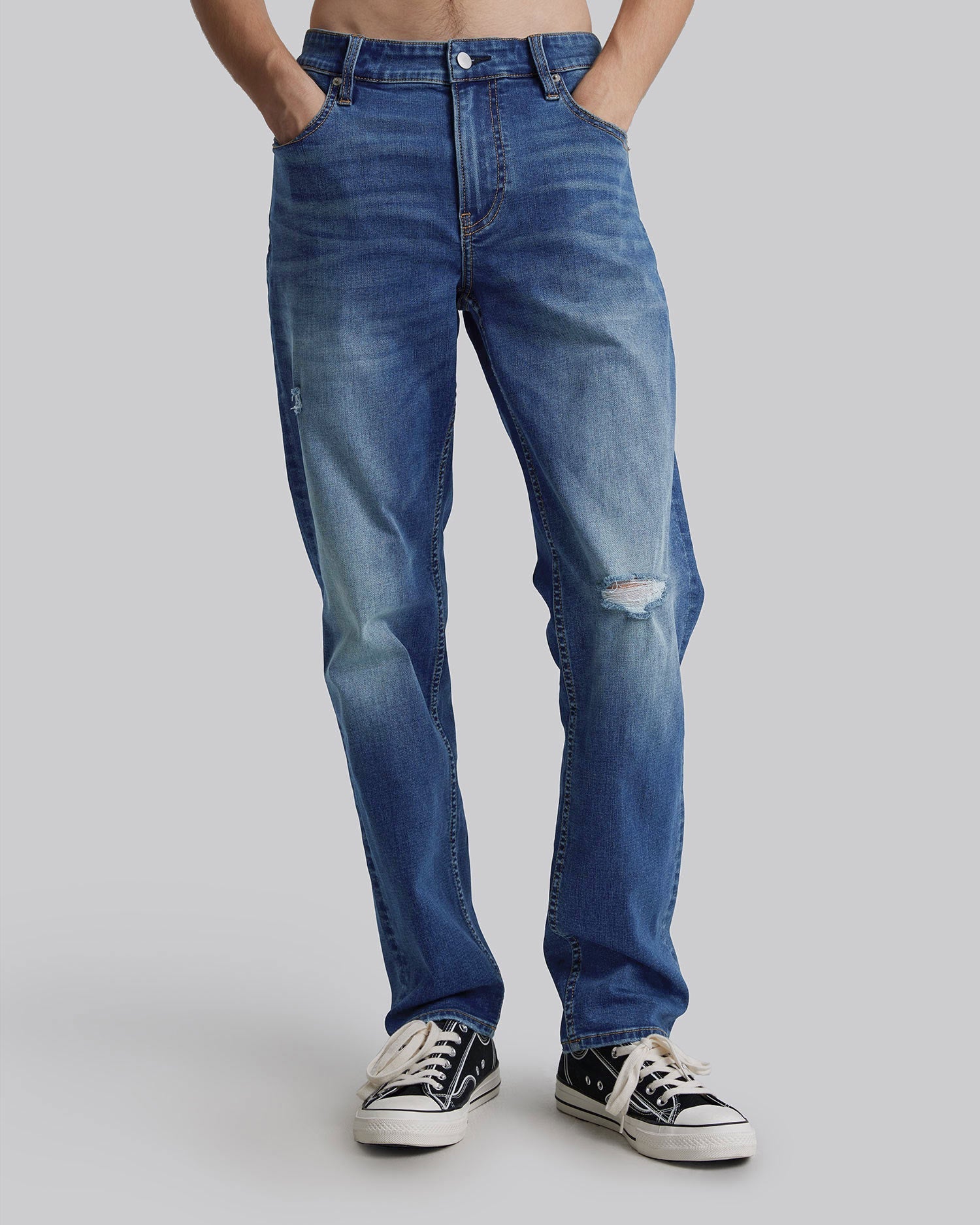 Slim Straight-Fit Jeans image 2