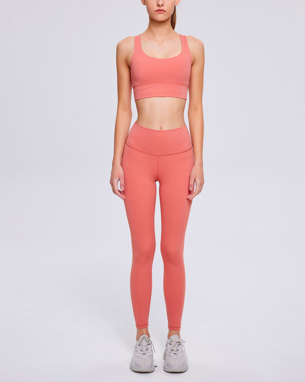 High-Rise Legging - Warm Red Brown, M image