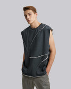 Raw Edge Sleeveless Top image 1
