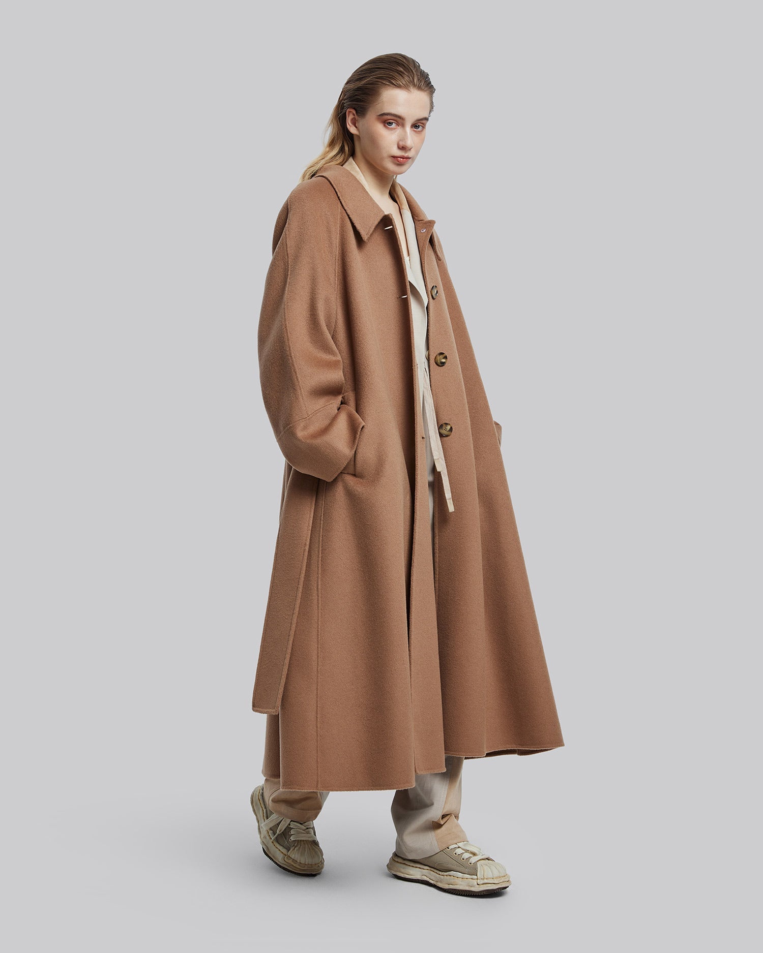 Cashmere Single Breasted Coat image 3
