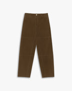 All-Cotton Ankle-Length Pants - Caramel, L image